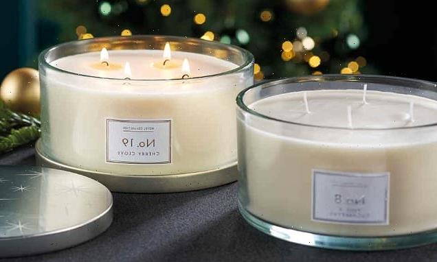 Aldi's supersize candles are back including festive winter scents