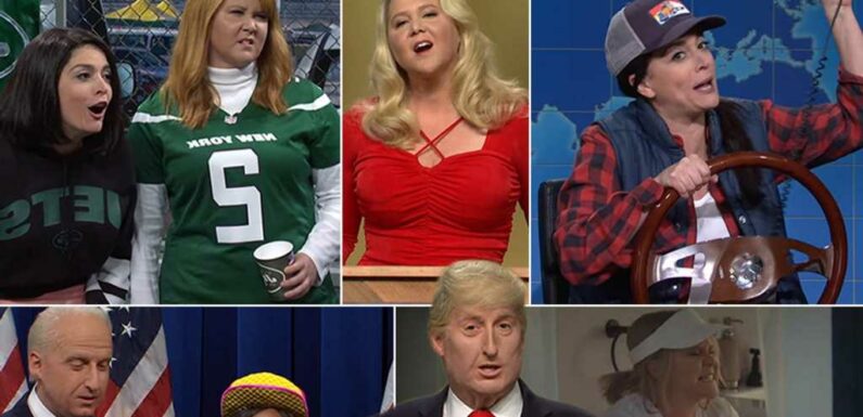 Amy Schumer SNL Sketches Ranked: Trump's Twitter Plea, Cecily Strong Definitely Doesn't Talk Abortion Again