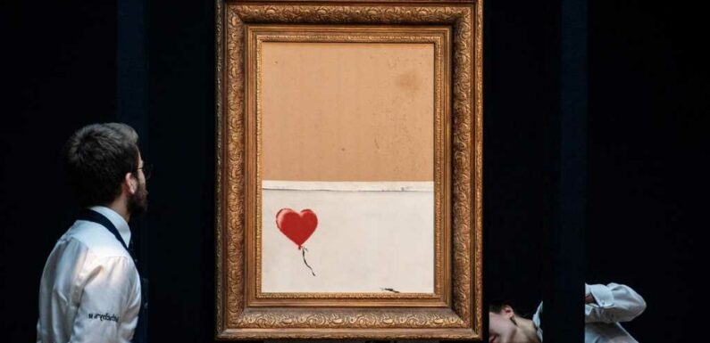 Banksy Shredded Painting Sells for Record $25 Million at Auction