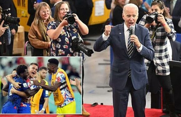 Biden cheers U.S. win over Iran and tells Michigan in World Cup
