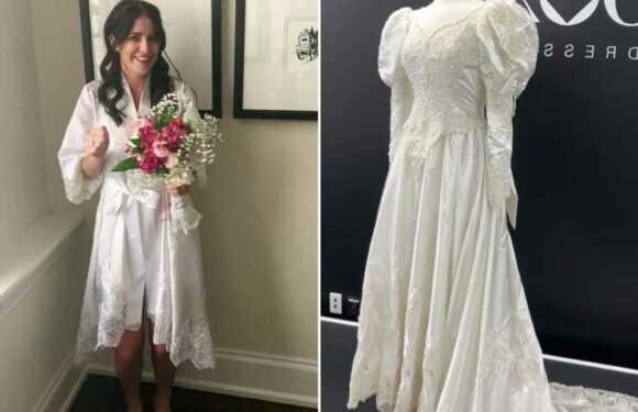 Bride customises mum's wedding dress for her big day robe – but everyone's saying the same thing | The Sun