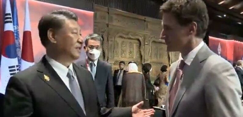 China’s Xi confronts Canada’s Trudeau at G20 over media leaks