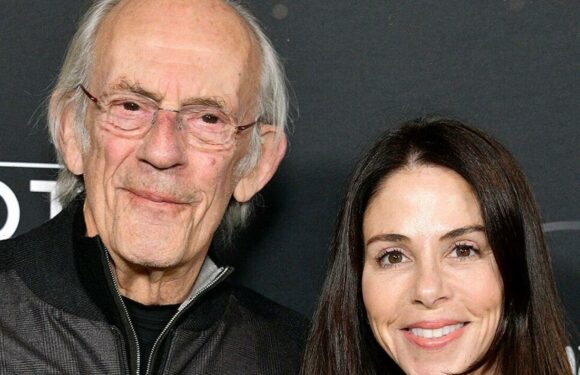Christopher Lloyd makes rare red carpet appearance with wife Lisa