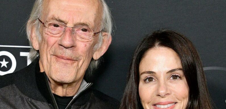 Christopher Lloyd makes rare red carpet appearance with wife Lisa