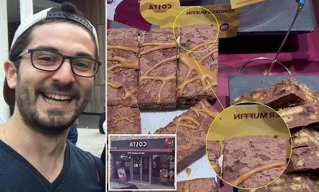 Costa customer films flies and ants crawling over treats on display