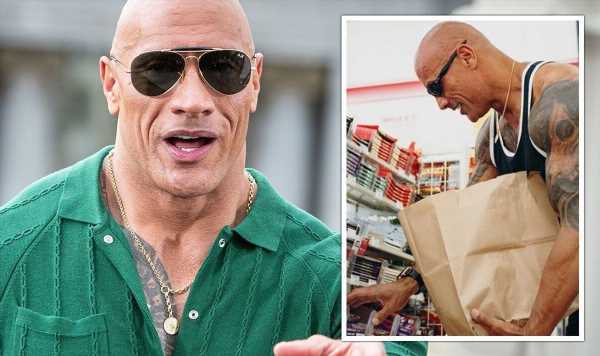 Dwayne Johnson returns to shop he stole from to ‘right the wrong’