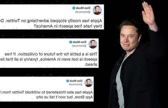 Elon Musk ignites public spat with Apple