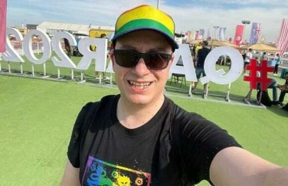 England fan 'STRIP SEARCHED in England top featuring rainbow colours'