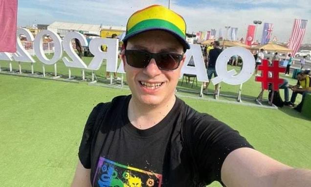 England fan 'STRIP SEARCHED in England top featuring rainbow colours'
