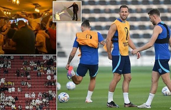 England fans arrive in Qatar and hunt for a £12 pints for Iran match