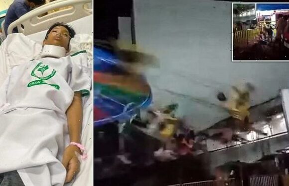 Fairground ride horror as boy, 13, is thrown from high-speed carousel