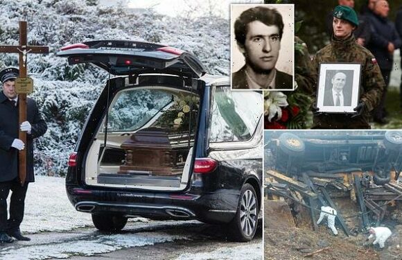 Funeral held for Polish man killed by missile explosion