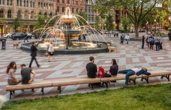 Gardens and public spaces can be funny as well as beautiful