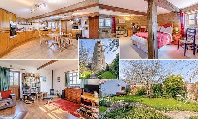 Grade II listed converted WINDMILL goes on the market for £800k