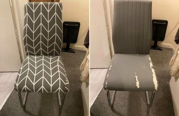 I couldn't afford to replace my beaten up chairs so found an easy solution for £3.25 – they look brand new | The Sun