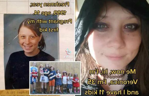 I got pregnant at 14 & now I have 12 kids and a grandchild – we don't use contraception | The Sun