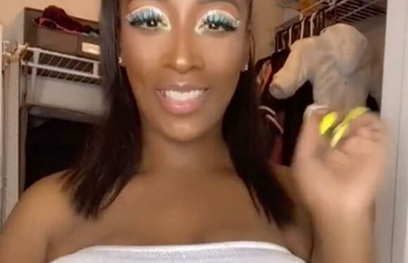 I have big boobs & could never wear strapless tops because they would sag, but I found a cheap hack to fix that | The Sun