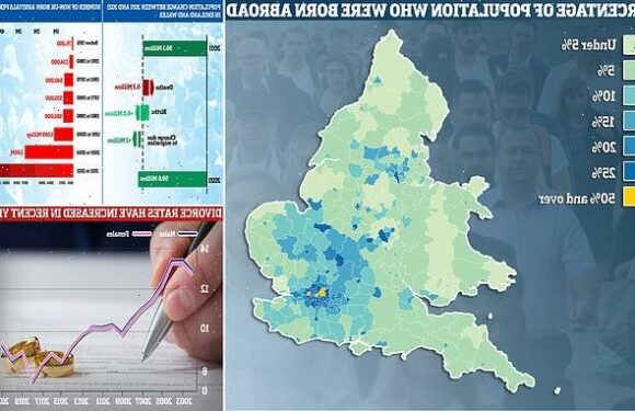 Immigration map shows how many people were born abroad in YOUR area
