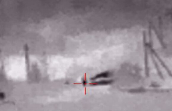 Incredible moment Ukraine sniper ‘takes out 2 Russian troops with a SINGLE bullet while shooting five men in 5 minutes' | The Sun