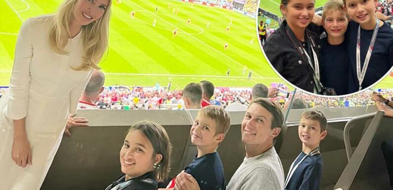 Ivanka Trump and Jared Kushner take three kids to World Cup game: photo