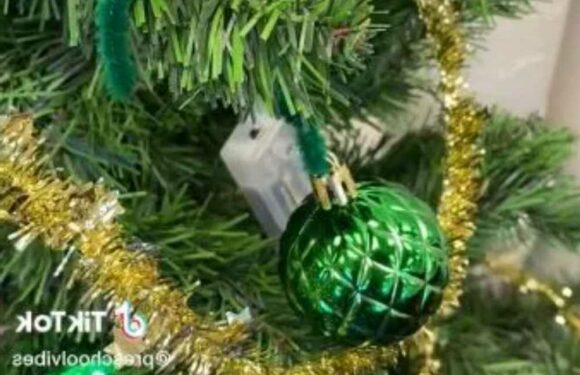 I'm a preschool teacher… my easy Christmas hack makes hanging baubles way easier and your kids will love it too | The Sun