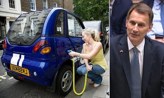 Jeremy Hunt introduces 'Tesla tax' on electric cars from April 2025