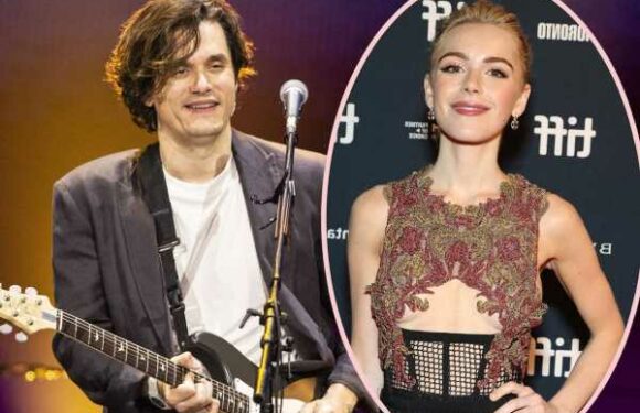 John Mayer & Kiernan Shipka Are Trying Really Hard To Make It Look Like They're Not Dating
