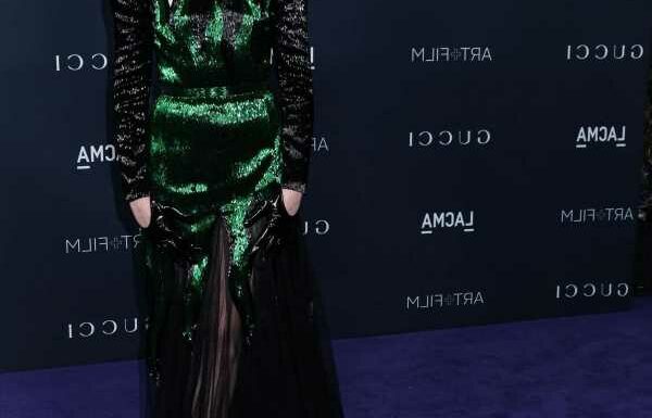 Julia Garner in Gucci at the LACMA Art + Film gala: striking and retro?
