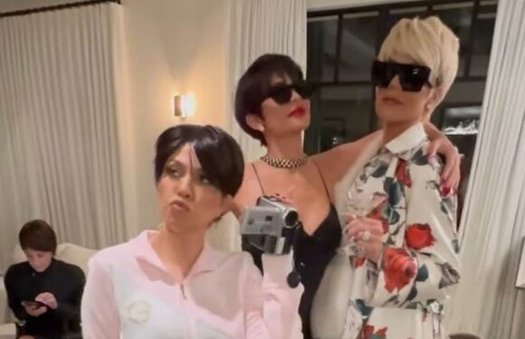 Kardashians dress up as iconic versions of momager Kris Jenner for her birthday