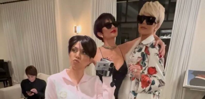 Kardashians dress up as iconic versions of momager Kris Jenner for her birthday