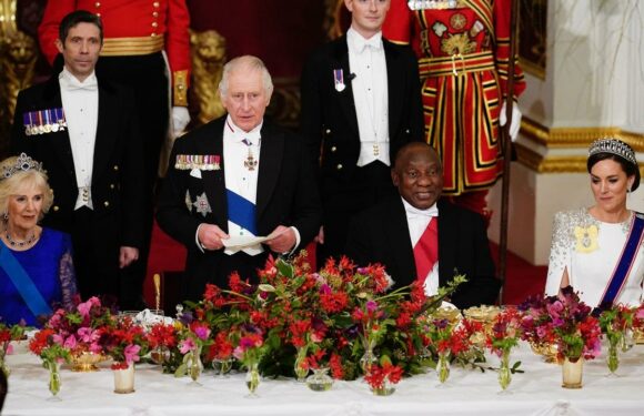 Kate Middleton and Queen Camilla stun at state banquet – but one VIP was missing