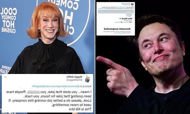 Kathy Griffin uses dead mom's Twitter to call Elon Musk an 'a**hole'