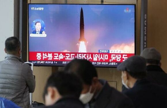 Kim Jong-un fires THREE missiles towards populated South Korean island