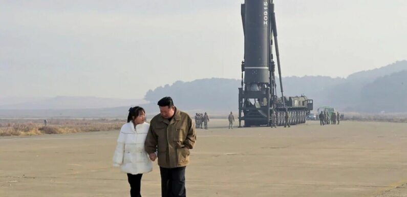Kim Jong-un reveals daughter to the world in rare outing
