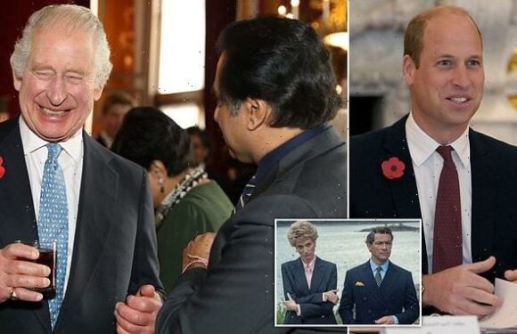 King Charles III and his son sport matching grins at engagements