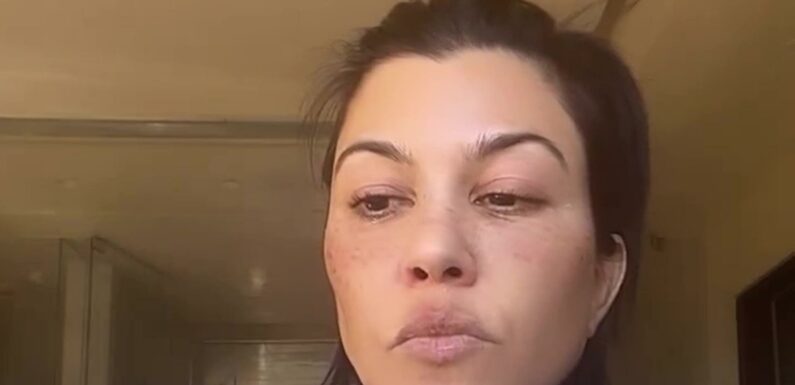 Kourtney Kardashian reveals she's 'feeling sick' and begs fans for 'help' in new concerning video | The Sun