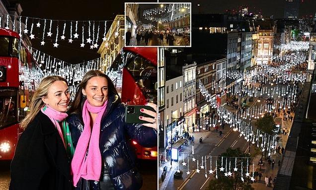 London's annual Christmas lights will be on for reduced hours