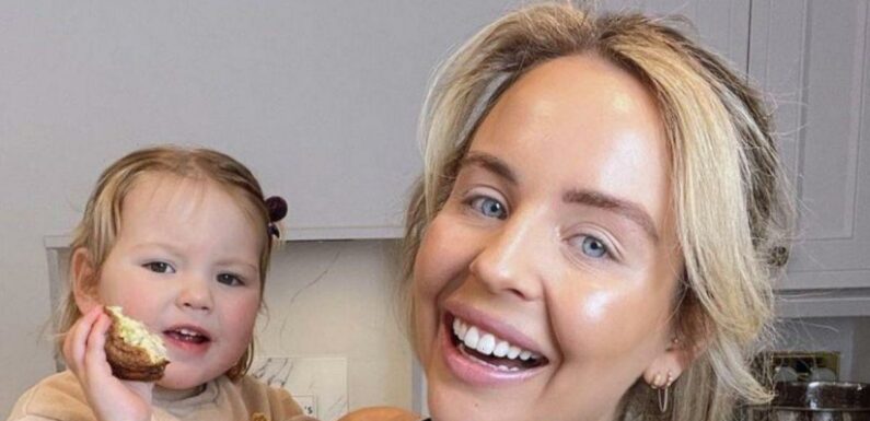 Lydia Bright gets ‘Hollywood glam’ makeover while on mum duty to sassy toddler