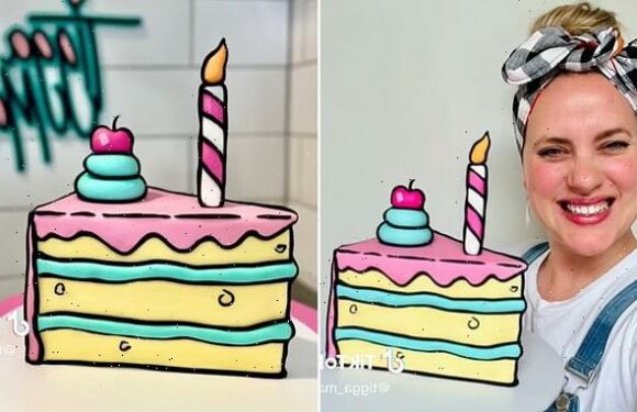 Melbourne baker tricks millions with her incredible cake