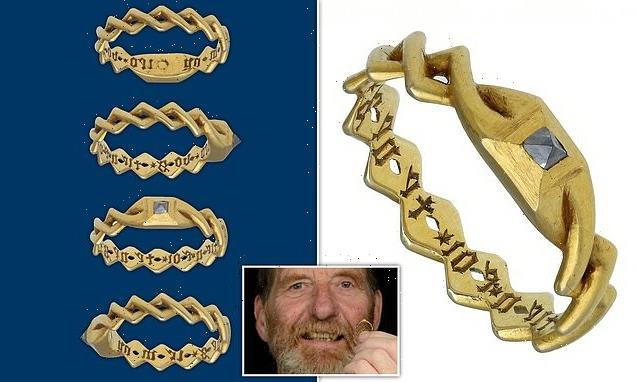 Metal detectorist mistook £38,000 medieval ring for sweet wrapper