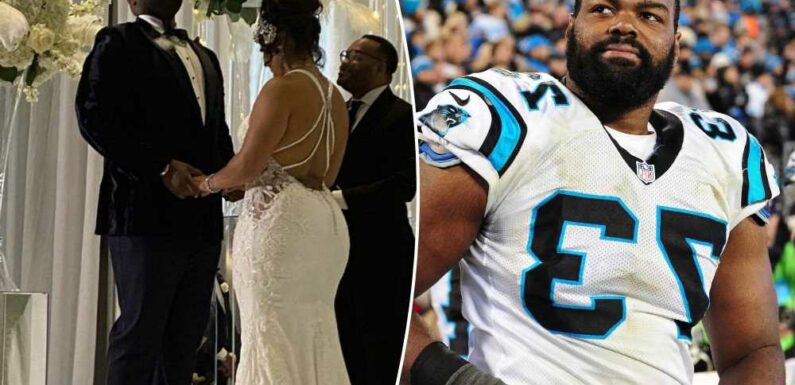 Michael Oher, who inspired ‘The Blind Side,’ marries longtime girlfriend Tiffany Roy