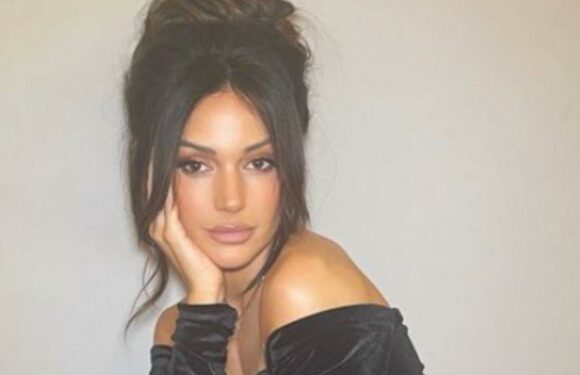 Michelle Keegan boasts a slender silhouette in sensational leatherwear