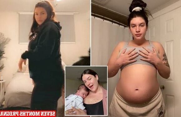 New Mom reveals how she HID her pregnancy for NINE MONTHS