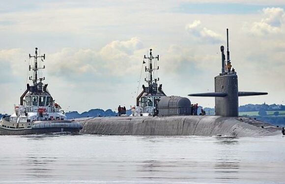 Number of US submarines off UK's coast have DOUBLED this year