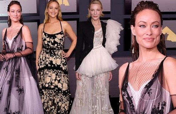 Olivia Wilde and Jennifer Lawrence lead stars at Governors Awards