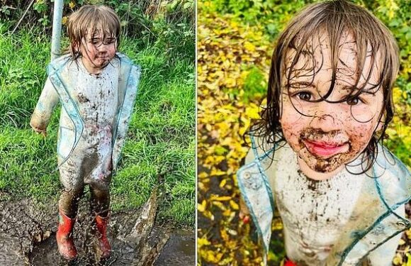 Peppa Pig fan, three, wins World Puddle Jumping Championships