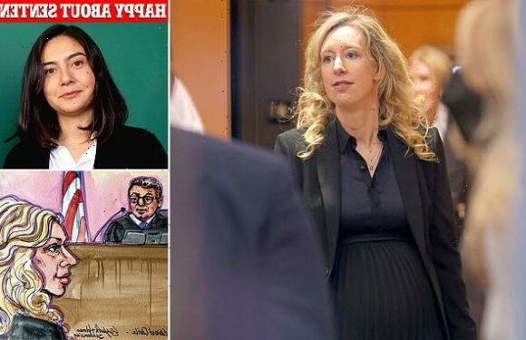 Pregnant Theranos fraudster Elizabeth Holmes could serve HALF sentence