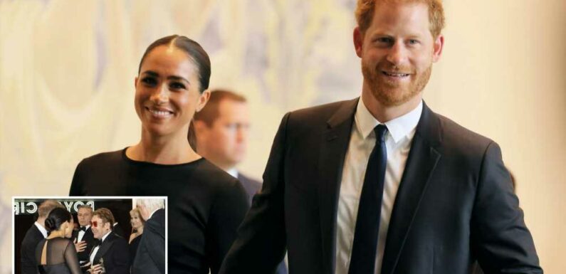 Prince Harry gushes 'thanks for being a friend to my mum and kids' in message to Elton John with Meghan Markle | The Sun
