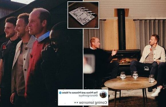 Prince of Wales teams up with England stars for Game of Fives