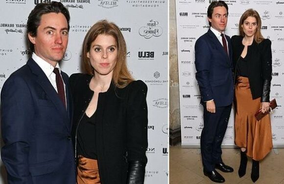 Princess Beatrice attends Carol Concert with Edoardo Mapelli Mozzi